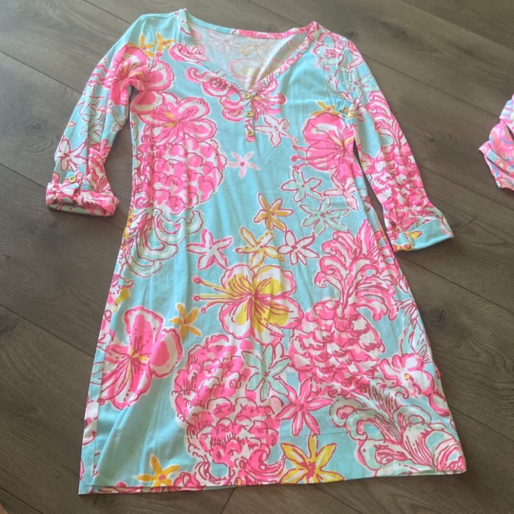 LILLY PULITZER PINEAPPLES AND FLOWERS DRESS